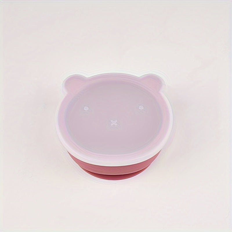 Taça de Silicone Bear com Tampa Hermética