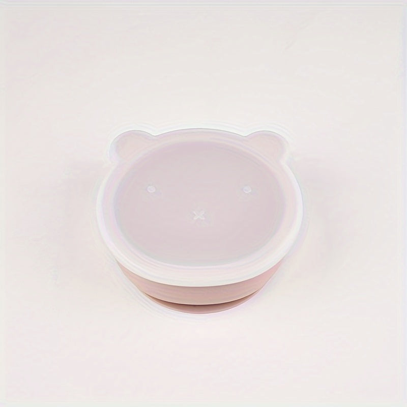 Taça de Silicone Bear com Tampa Hermética