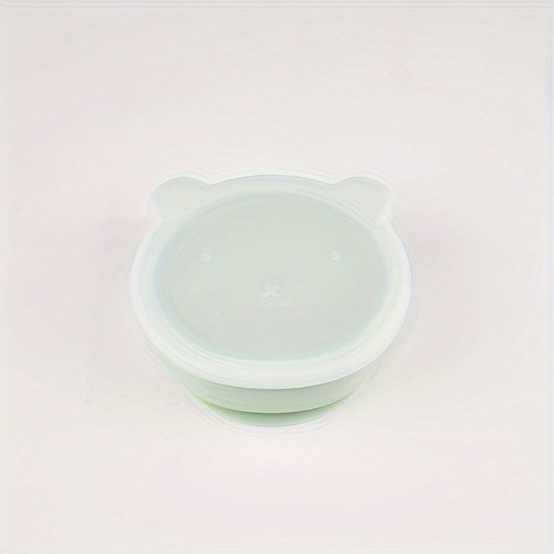 Taça de Silicone Bear com Tampa Hermética