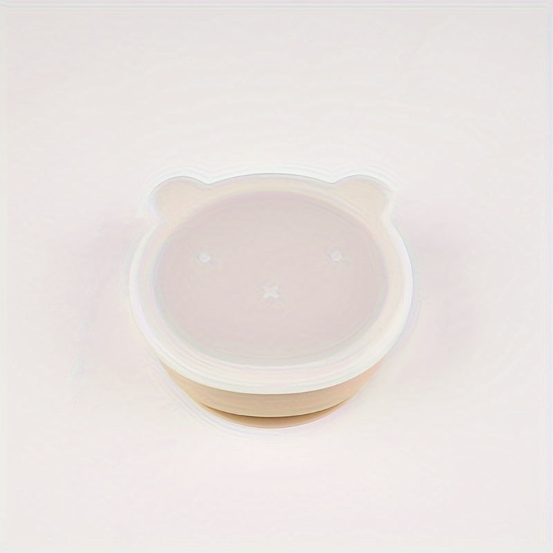 Taça de Silicone Bear com Tampa Hermética
