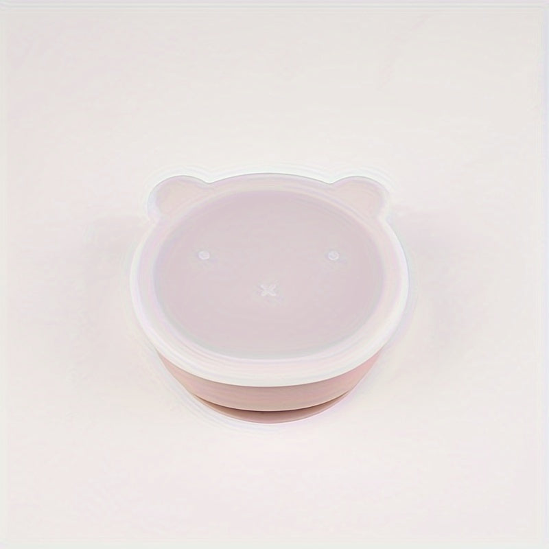 Taça de Silicone Bear com Tampa Hermética