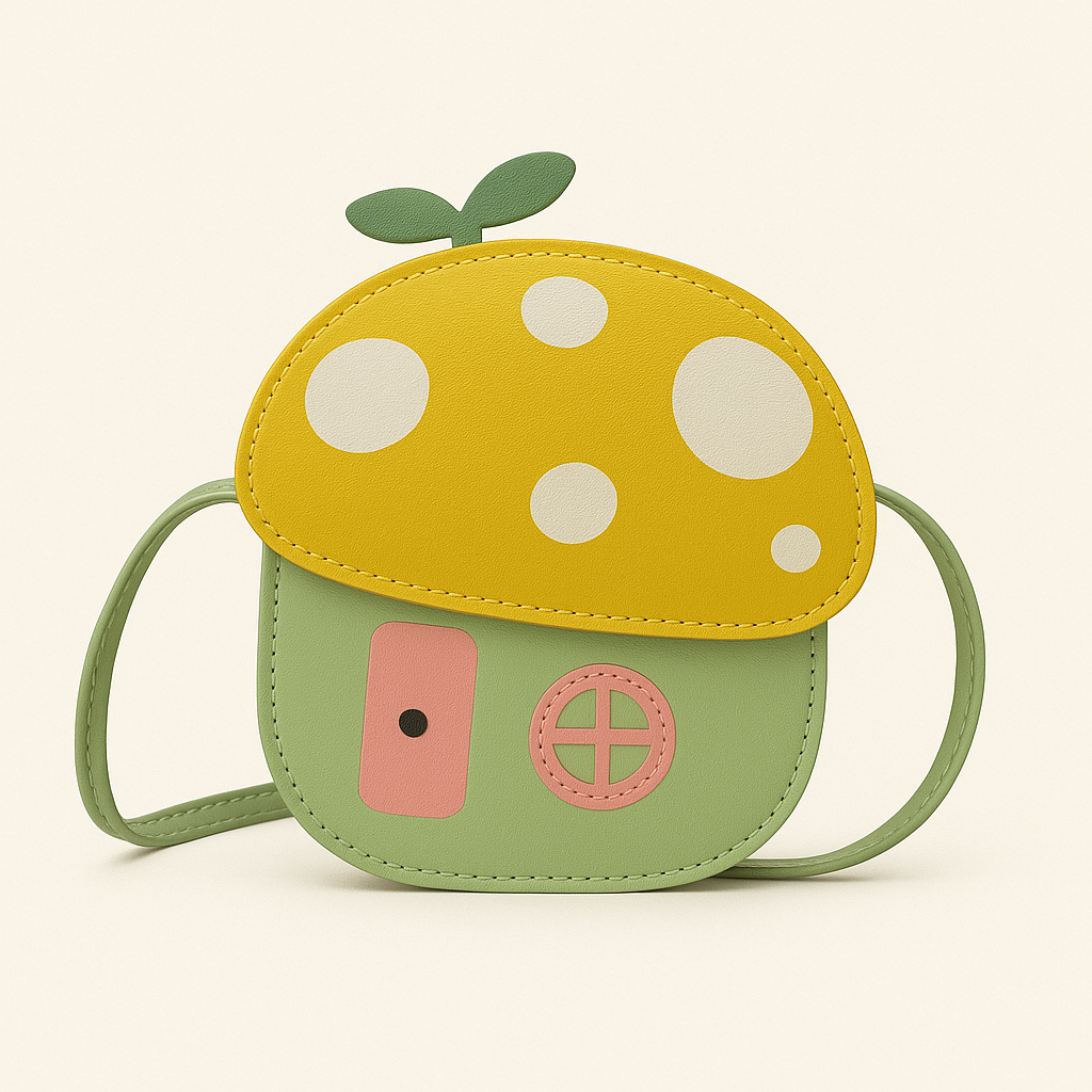 Bolsa infantil cogumelo