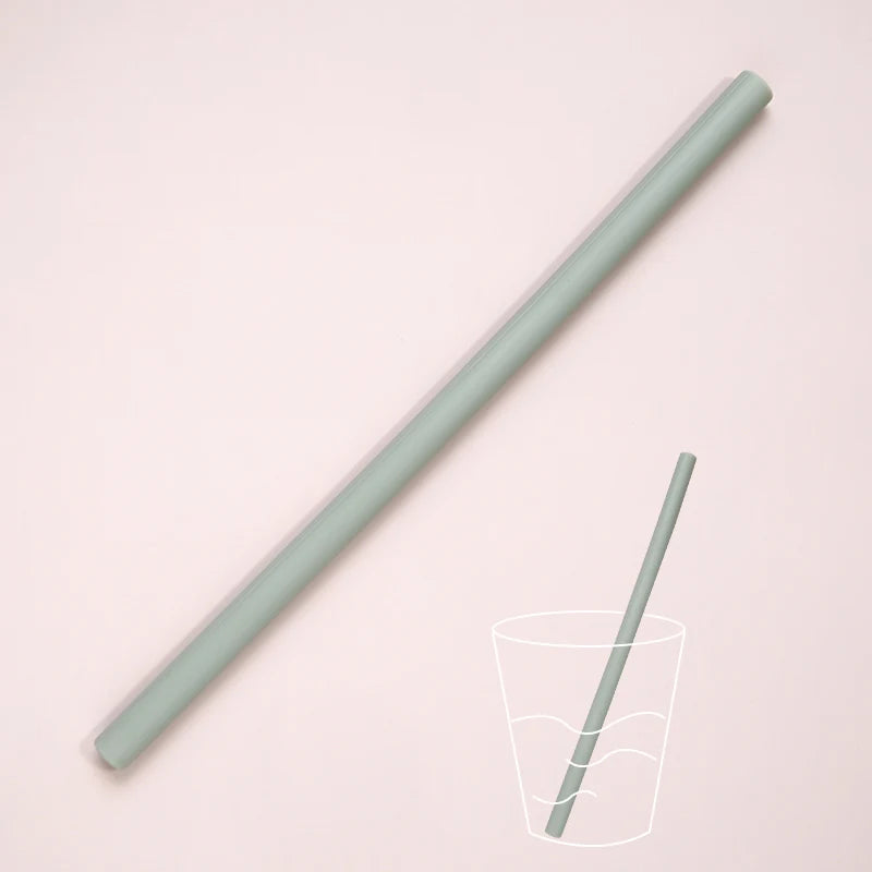 Palhinhas Reutilizáveis em Silicone – Cores Suaves