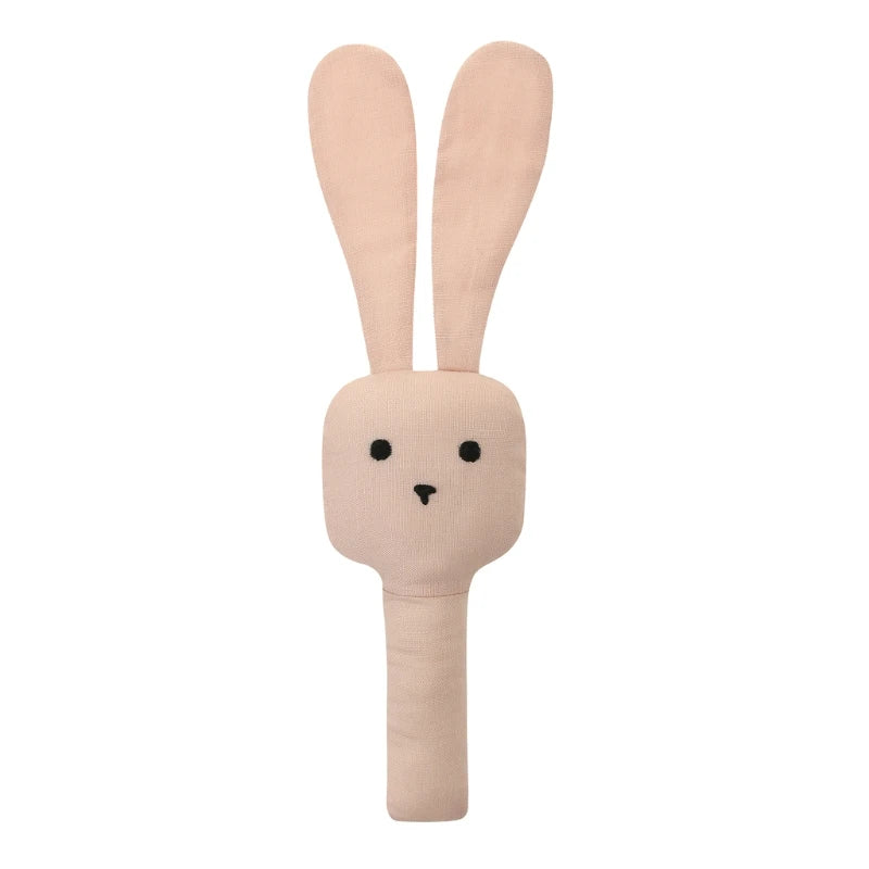 Fabric Rabbit Rattle - A Soft Companion for Baby's First Sounds