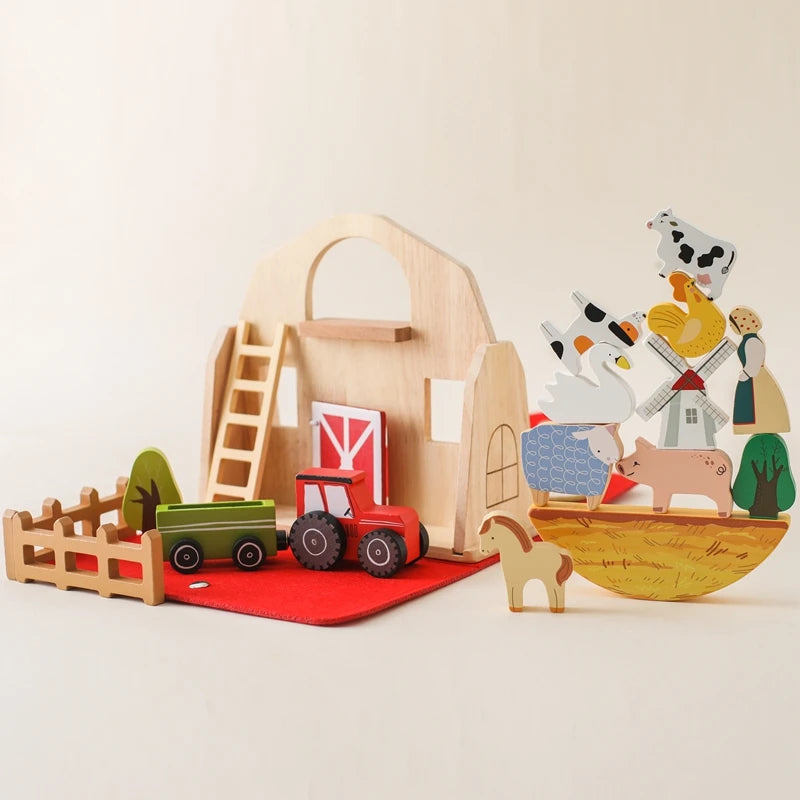 Tiny Farm - cenário educativo em madeira