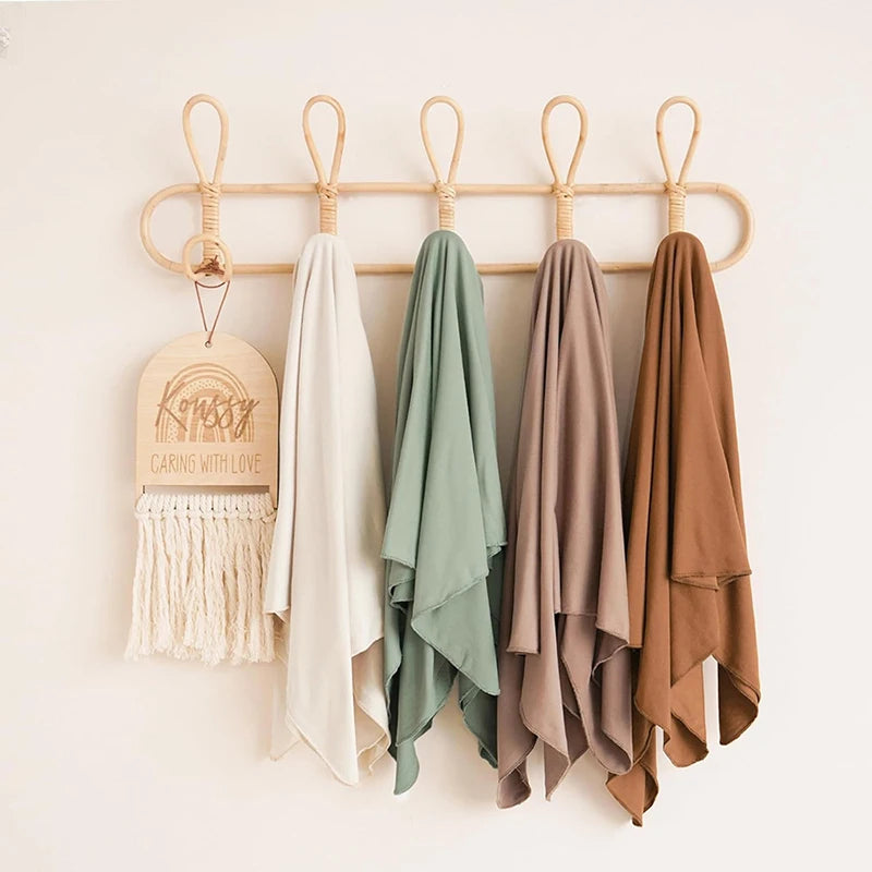 Conjunto recém-nascido (Swaddle c/ gorro ou fita e milestone)
