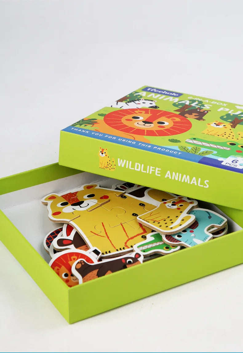 Savannah Puzzle Box – Quebra-Cabeças de Animais