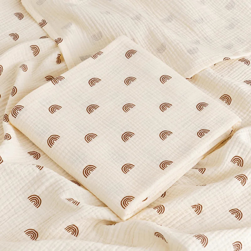 Swaddle em Algodão e Fibra de Bambu