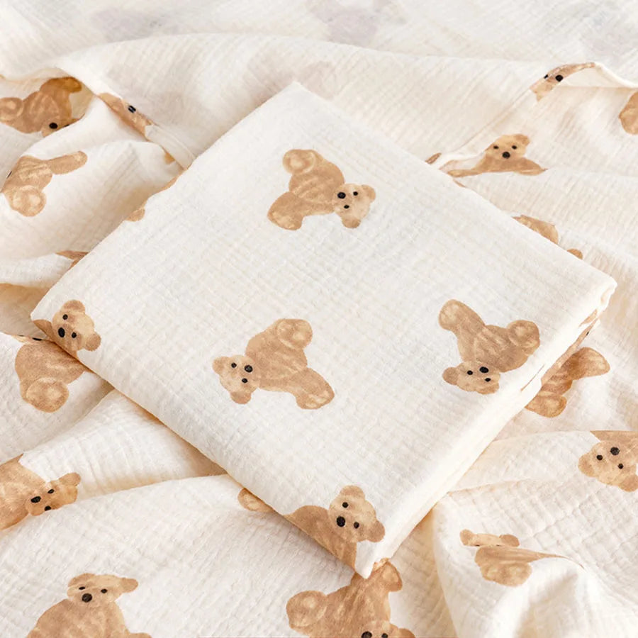 Swaddle em Algodão e Fibra de Bambu
