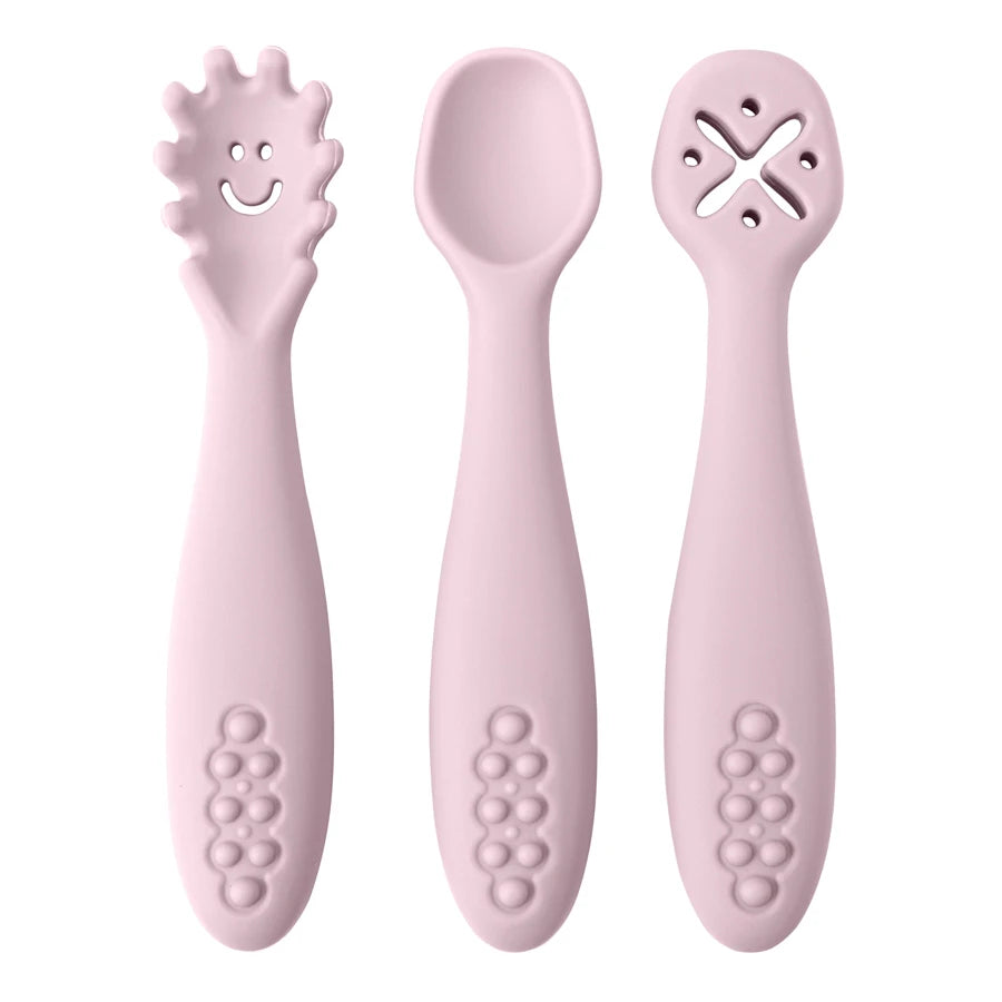 Conjunto de Colheres em Silicone Alimentar
