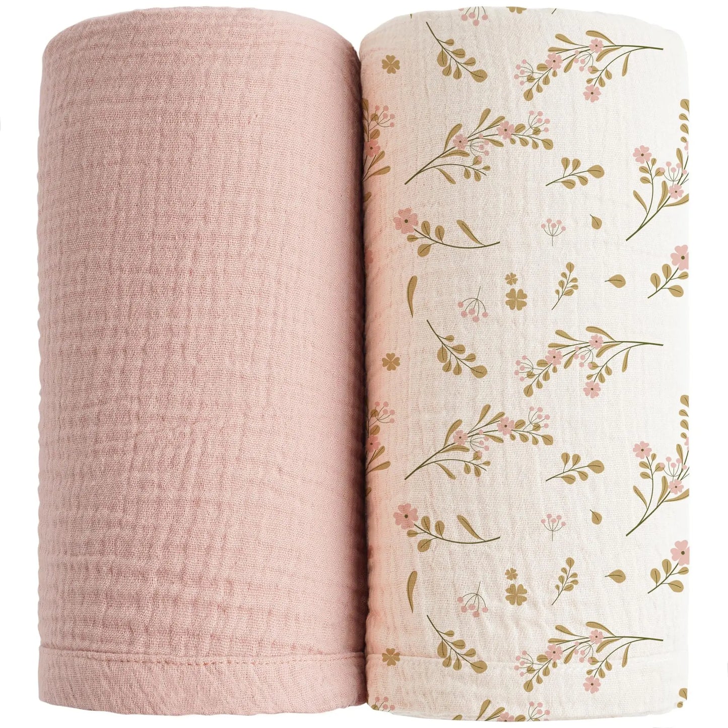 Swaddle Duo – Envolventes em Algodão Ultra Suave