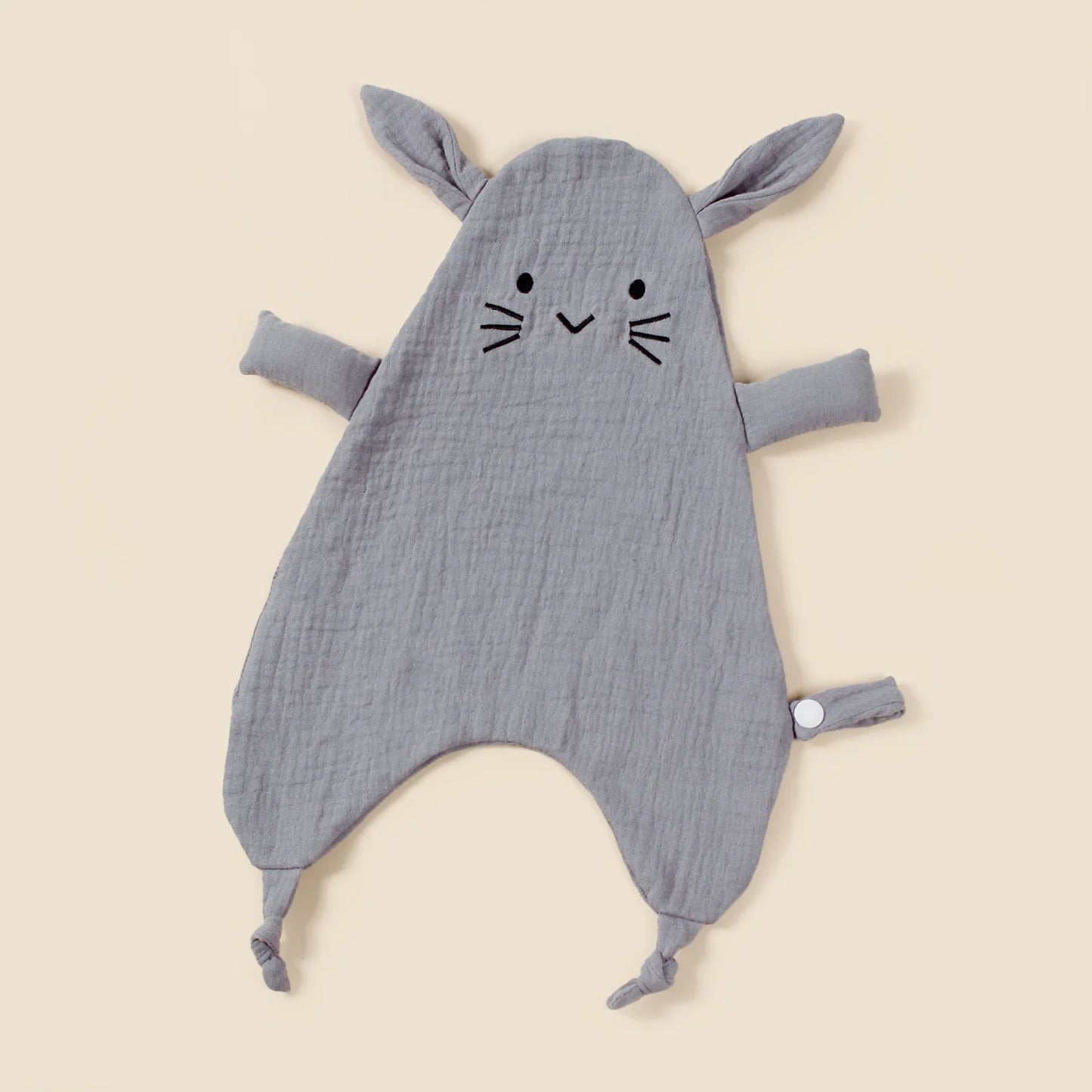 Doudou de Algodão com Prende-Chupetas