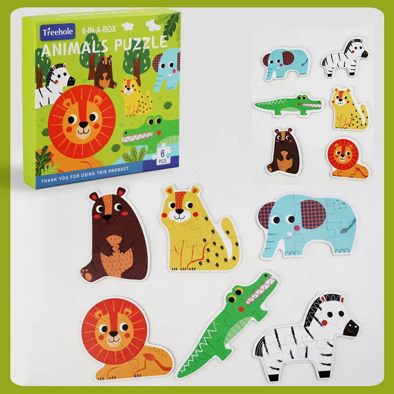 Savannah Puzzle Box – Quebra-Cabeças de Animais
