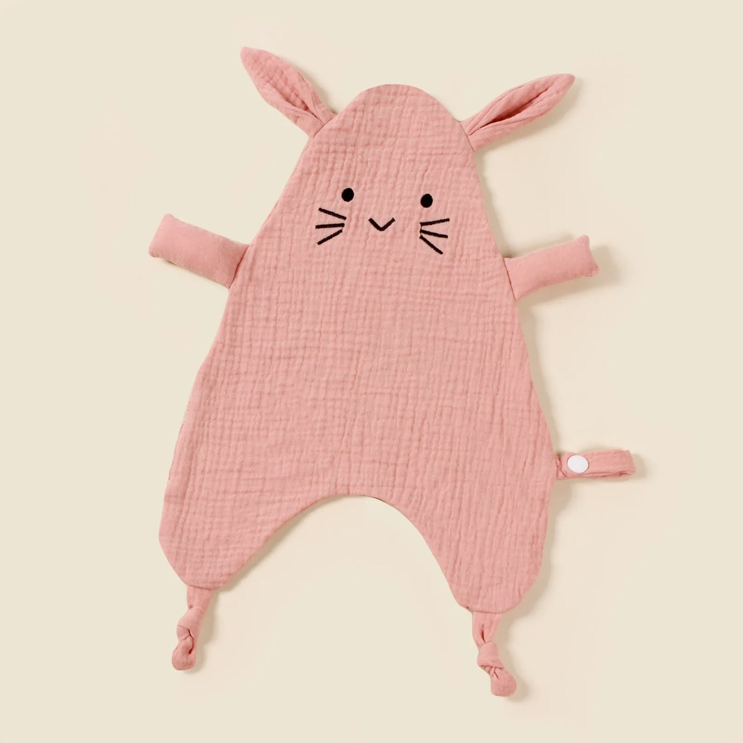 Doudou de Algodão com Prende-Chupetas