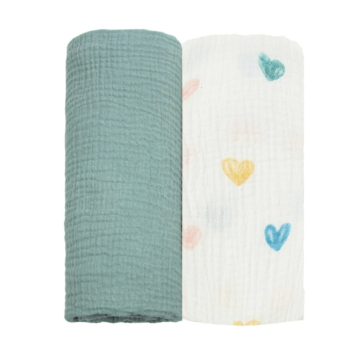 Swaddle Duo – Envolventes em Algodão Ultra Suave