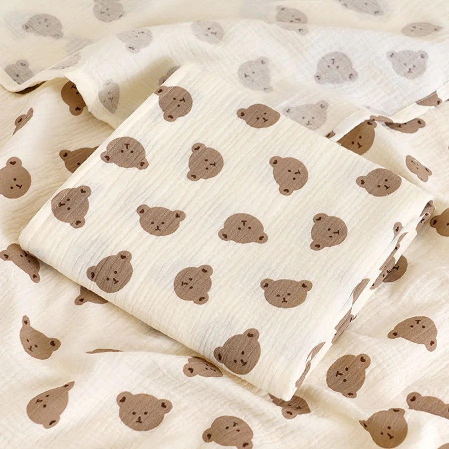 Swaddle em Algodão e Fibra de Bambu
