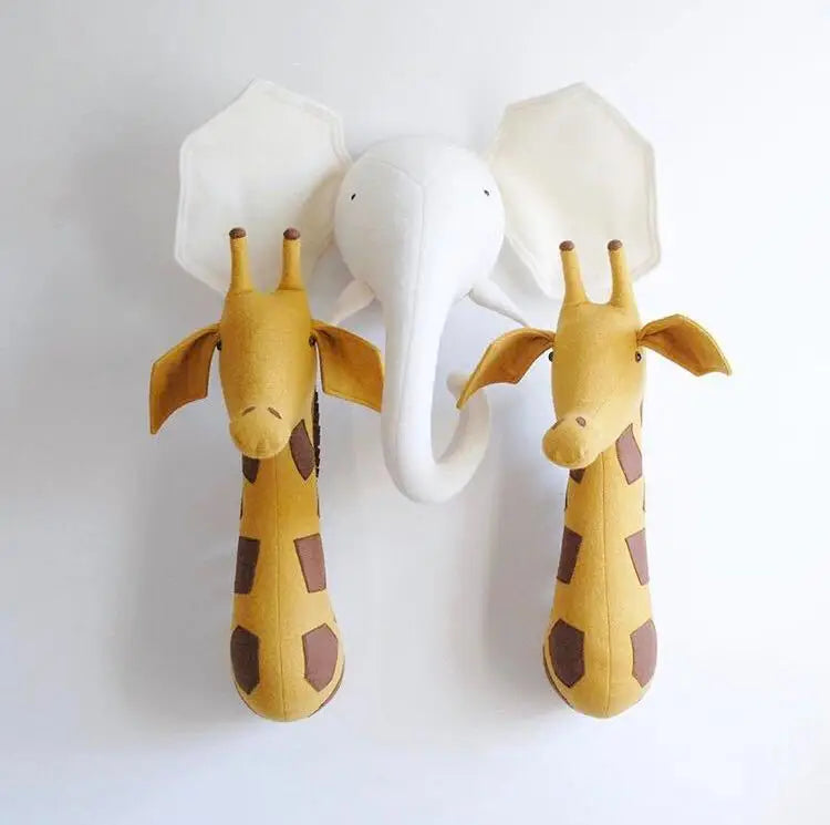 Girafa decorativa de parede