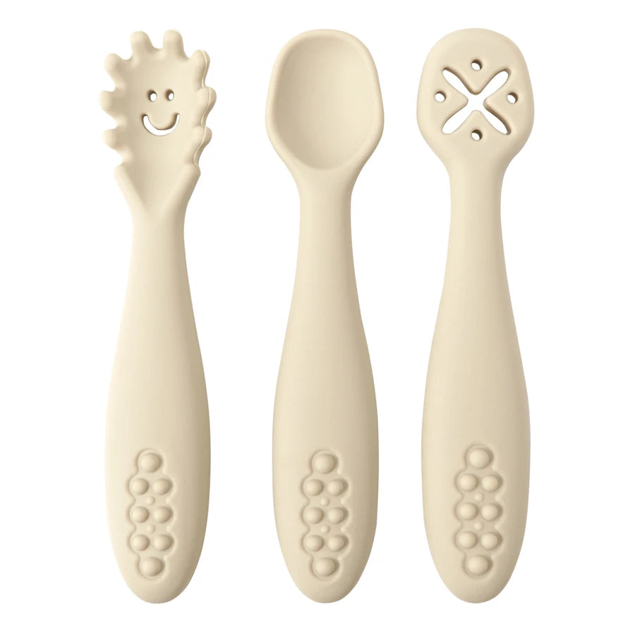 Conjunto de Colheres em Silicone Alimentar