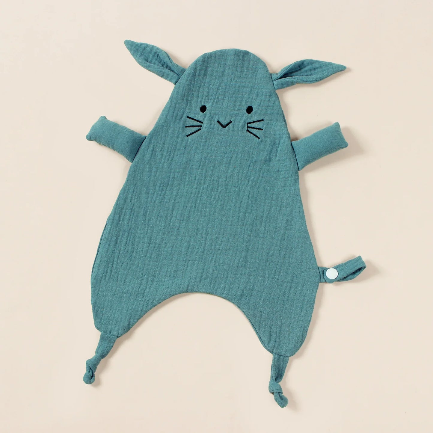Doudou de Algodão com Prende-Chupetas