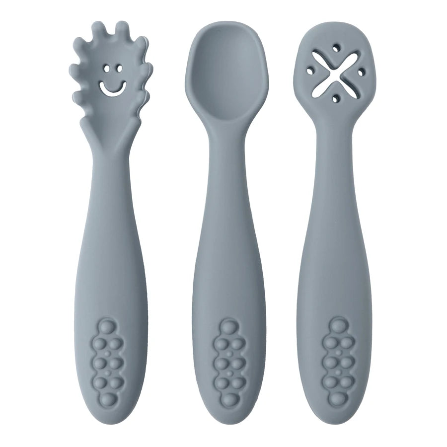 Conjunto de Colheres em Silicone Alimentar