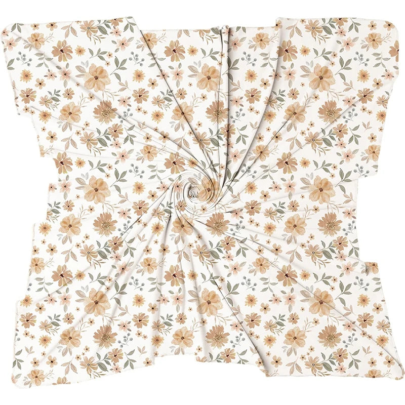 Conjunto recém-nascido (Swaddle c/ gorro ou fita e milestone)