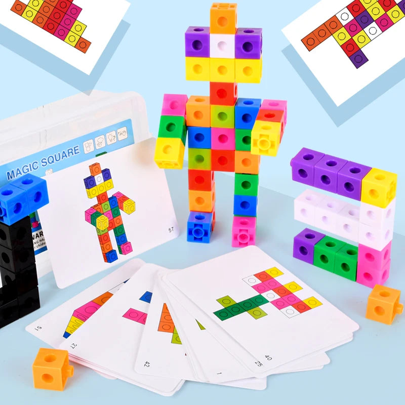 Blocos Lógicos – Cubos de Construção com Desafios Inteligentes