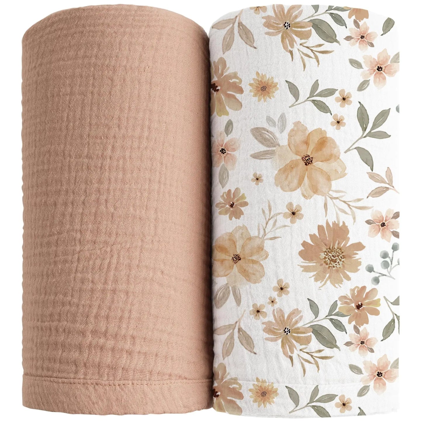 Swaddle Duo – Envolventes em Algodão Ultra Suave