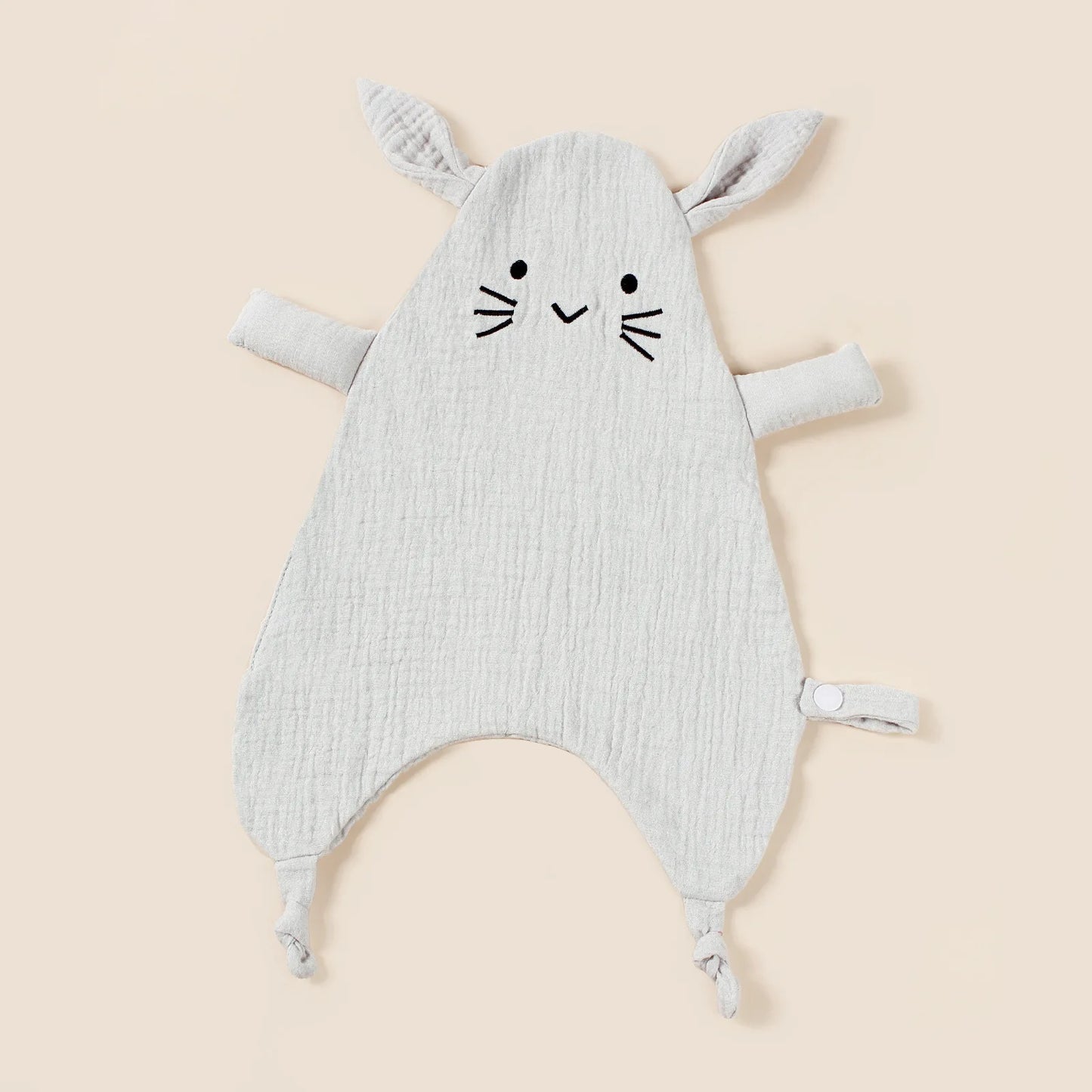 Doudou de Algodão com Prende-Chupetas