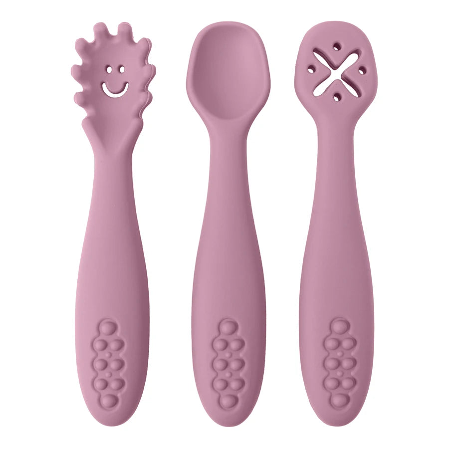Conjunto de Colheres em Silicone Alimentar