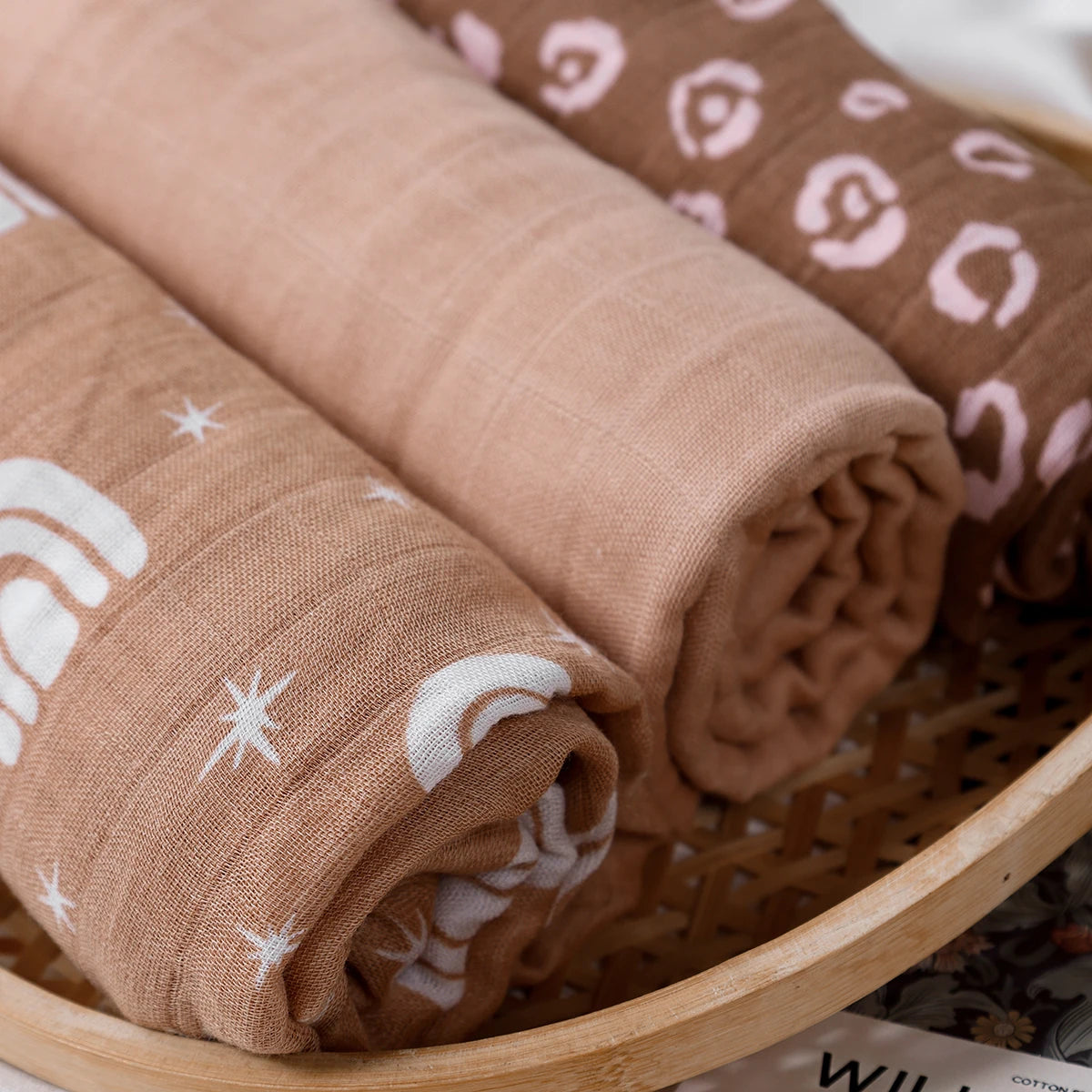 Swaddle muselina – Conjunto 3 peças