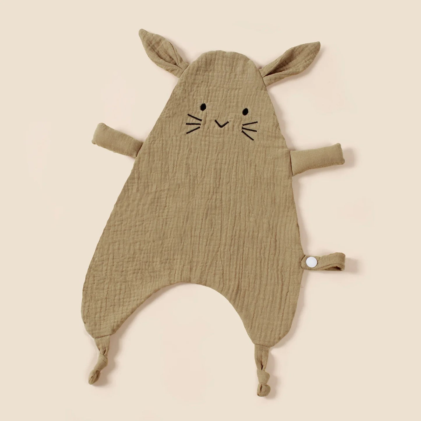 Doudou de Algodão com Prende-Chupetas