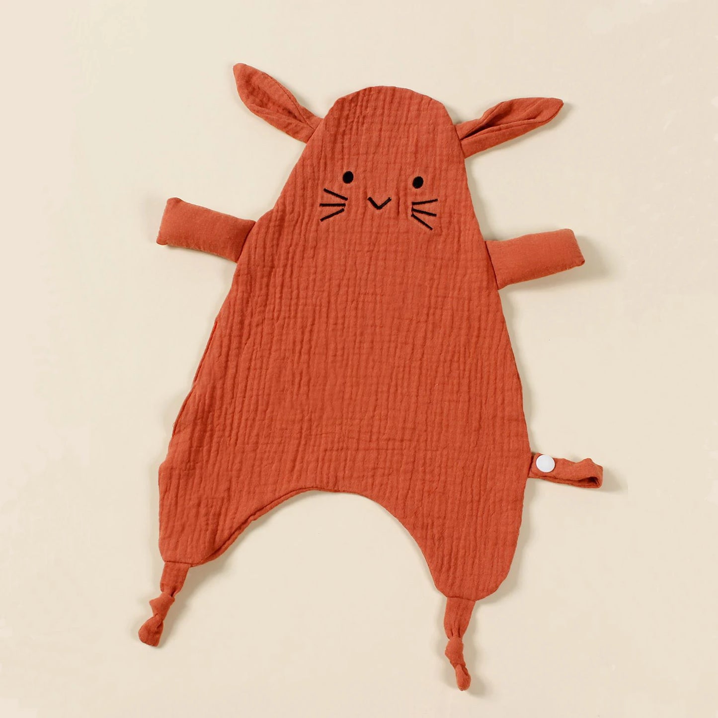 Doudou de Algodão com Prende-Chupetas