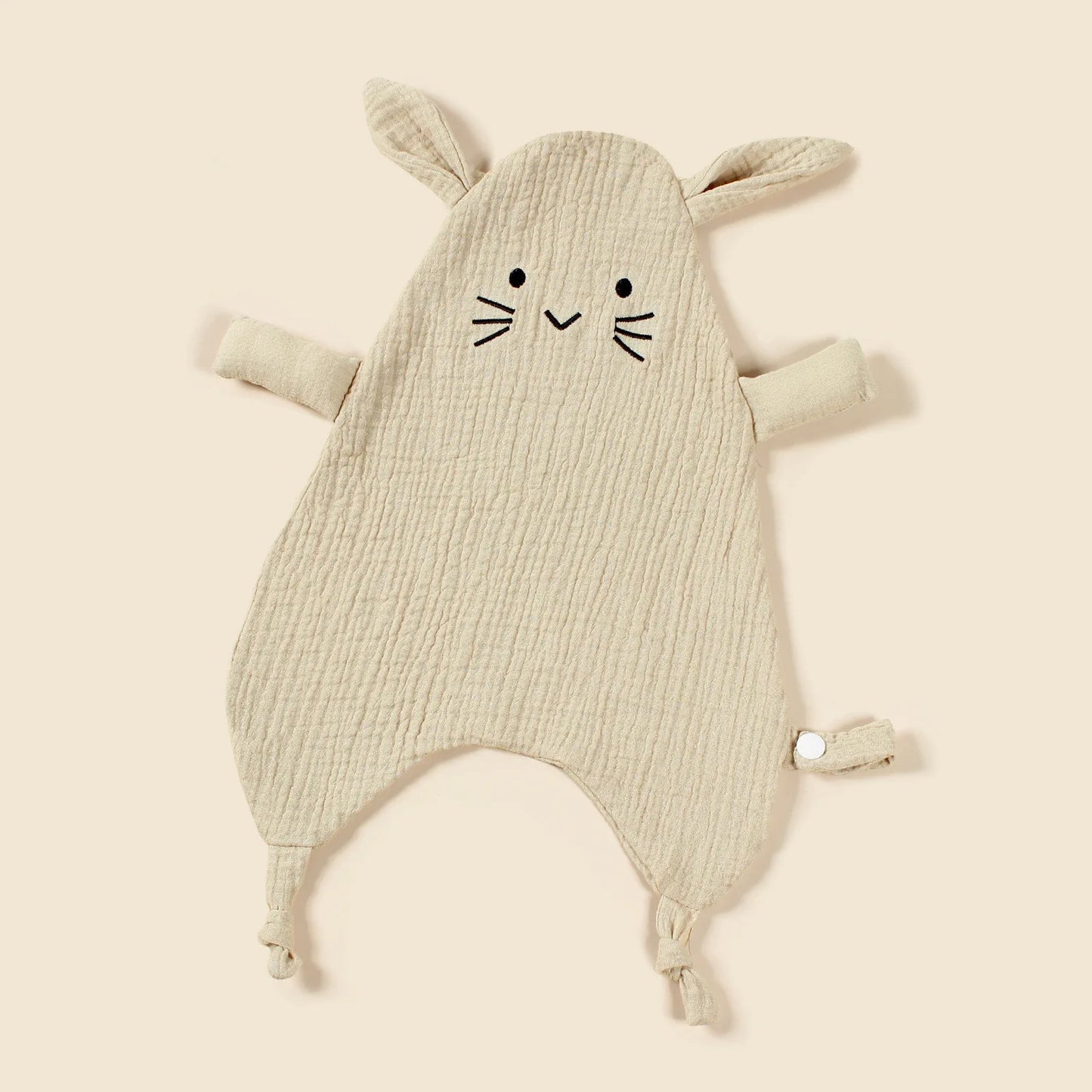 Doudou de Algodão com Prende-Chupetas
