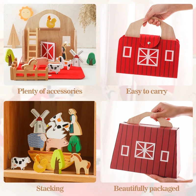 Tiny Farm - cenário educativo em madeira