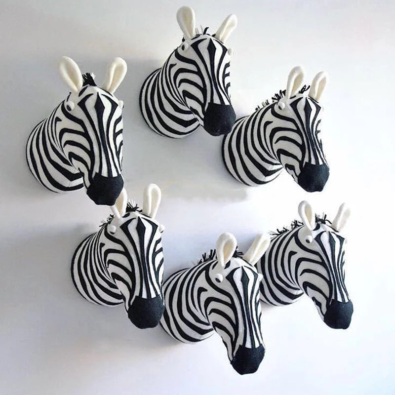 Zebra decorativa de parede