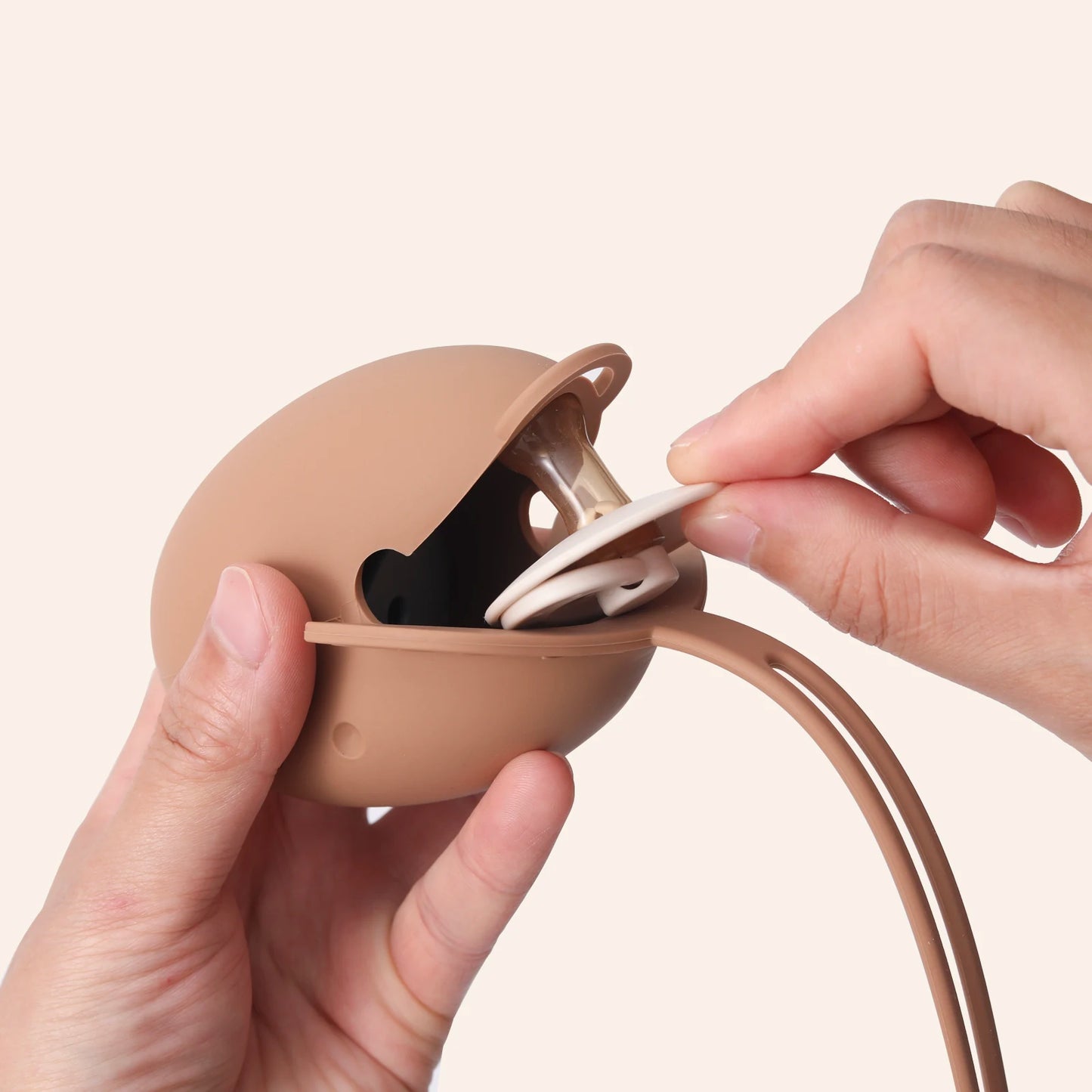 Caixa de Chupeta em Silicone - Limão