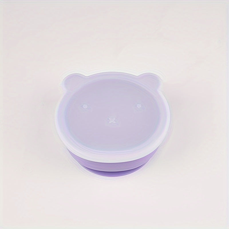 Taça de Silicone Bear com Tampa Hermética