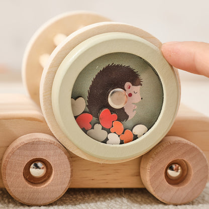 Camião de Madeira com Reboques e Formas Didácticas