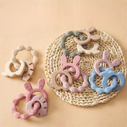 Conjunto de mordedores em silicone