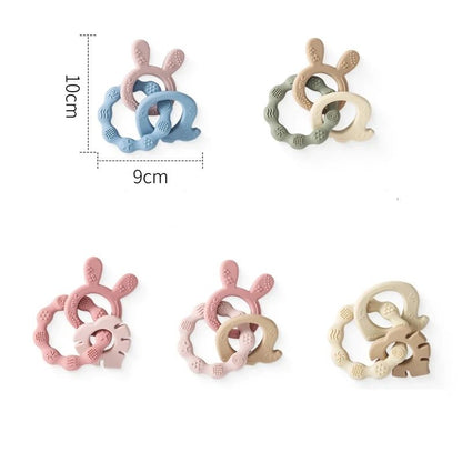 Conjunto de mordedores em silicone