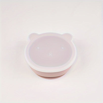 Taça de Silicone Bear com Tampa Hermética