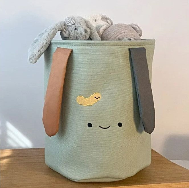 Cestos de arrumação com animais – organizadores dobráveis em tecido