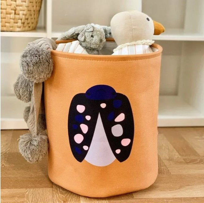 Cestos de arrumação com animais – organizadores dobráveis em tecido