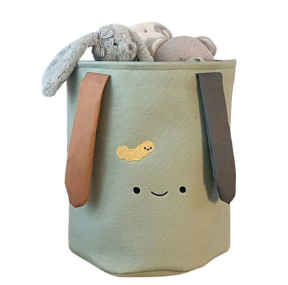 Cestos de arrumação com animais – organizadores dobráveis em tecido