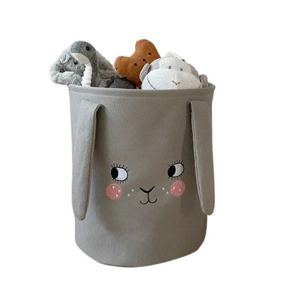 Cestos de arrumação com animais – organizadores dobráveis em tecido