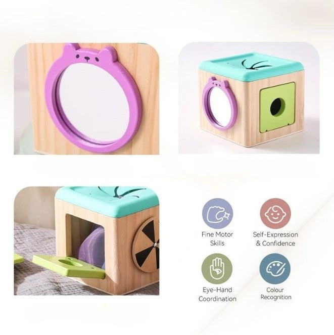 Tissue Box – Caixa Sensorial de Madeira