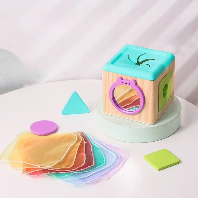 Tissue Box – Caixa Sensorial de Madeira