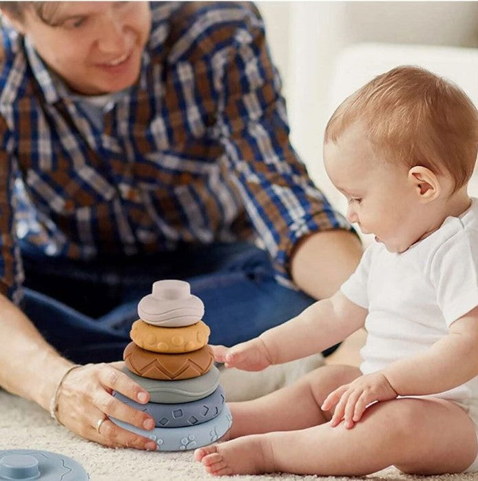 Torre Sensorial de Empilhamento – Koala em Silicone