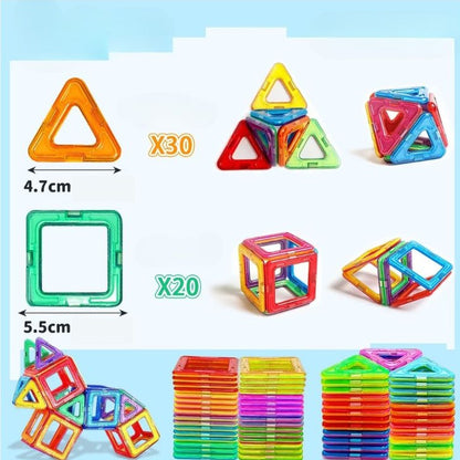 Blocos magnéticos de construção – Aprendizagem criativa em 3D