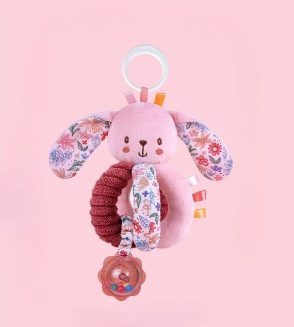 Chocalho com argola e guizo –  A coelhinha Lili